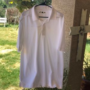 White Calloway golf polo